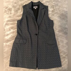 Long blazer vest